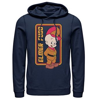 Men's Looney Tunes Elmer Fudd Framed Simple Portrait Hoodie