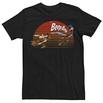 Men's Looney Tunes Wile E. Coyote & Road Runner Beep Beep Chase Tee