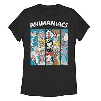 Juniors' Animaniacs Character Panels Tee