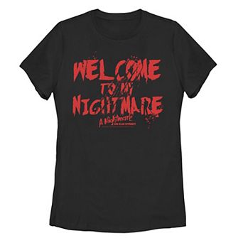 Juniors' A Nightmare On Elm Street Blood Spatter Tee
