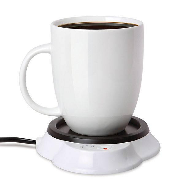 RIVAL White Beverage Warmer w/ Eight Ounce Mug BW8M-WH