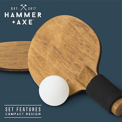 Hammer & Axe Portable Table Tennis Set