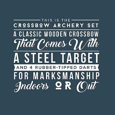 Hammer & Axe Game Crossbow with Target
