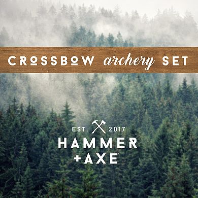 Hammer & Axe Game Crossbow with Target