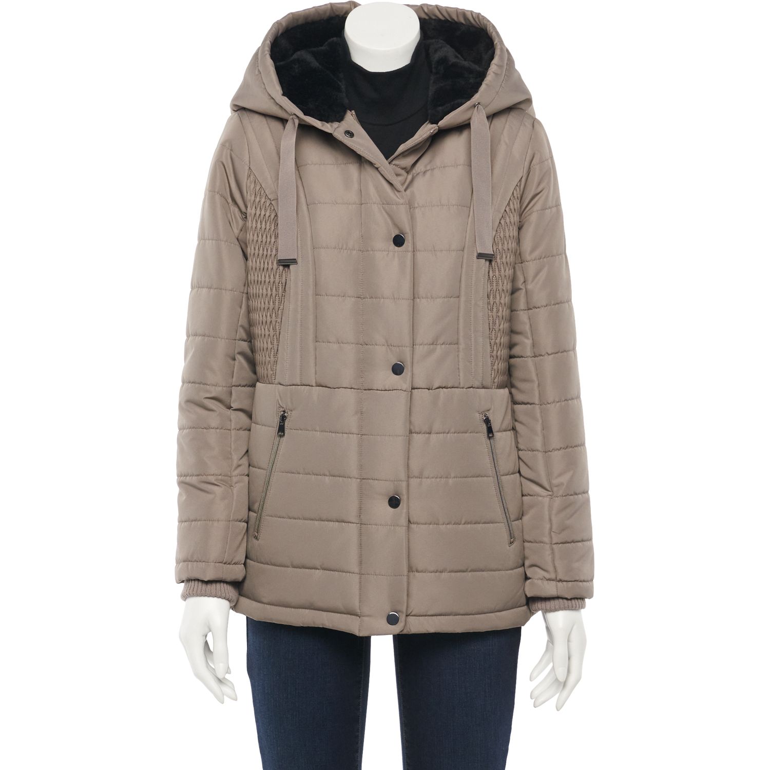womens coats with sherpa lining