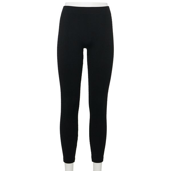 Women's fleece lined deals leggings kohls