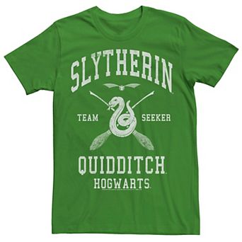 Men's Harry Potter Slytherin Team Seeker Text Tee