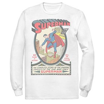 Men's DC Comics Superman 64 Pages Of Action Comic Cover Tee