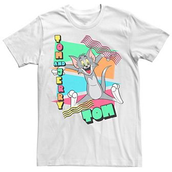Men's Looney Tunes Tom Vintage 90s Triangles Tee