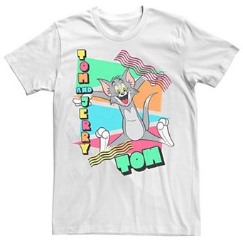 Men's Looney Tunes Tom Vintage 90s Triangles Tee