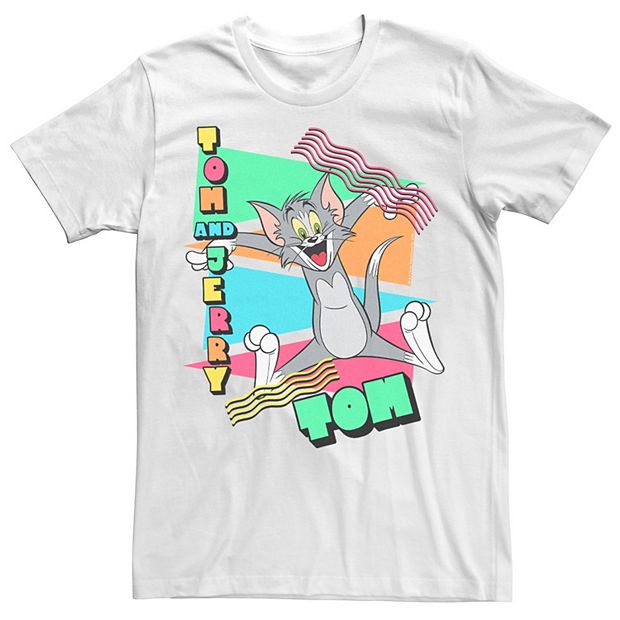 Men's Looney Tunes Tom Vintage 90s Triangles Tee