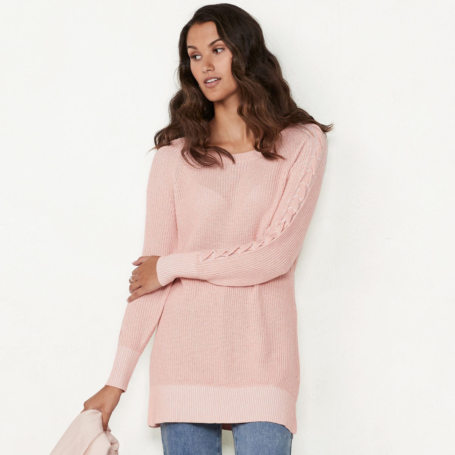 women's petite tunic sweaters