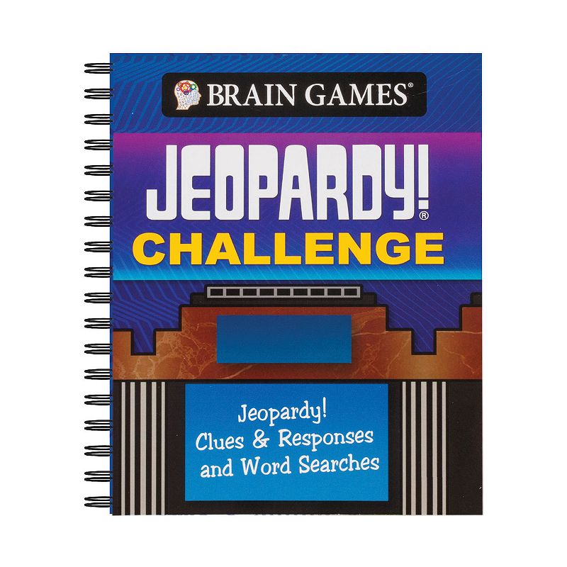 Brain Games Jeopardy Challenge Puzzle Book, Multicolor
