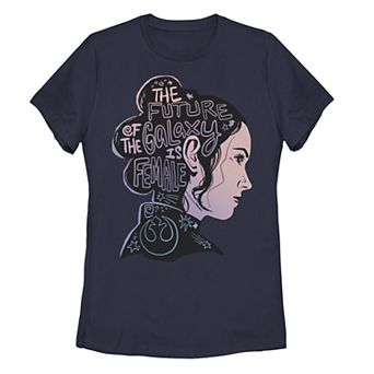 Juniors' Star Wars Rey "The Future Of The Galaxy Is Female" Muscle Tee