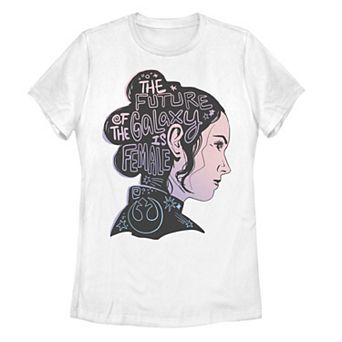 Juniors' Star Wars Rey "The Future Of The Galaxy Is Female" Muscle Tee