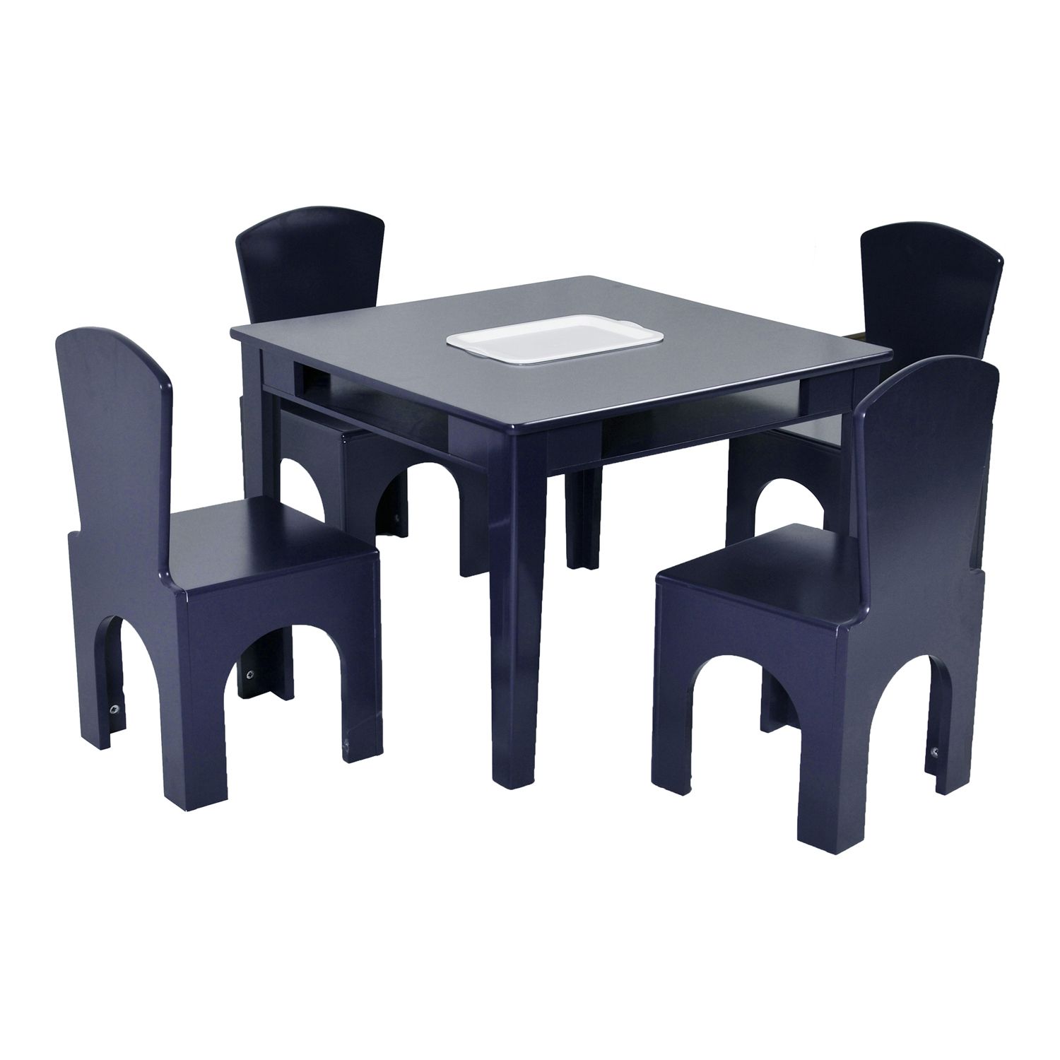 lipper childrens rectangular table and chair set