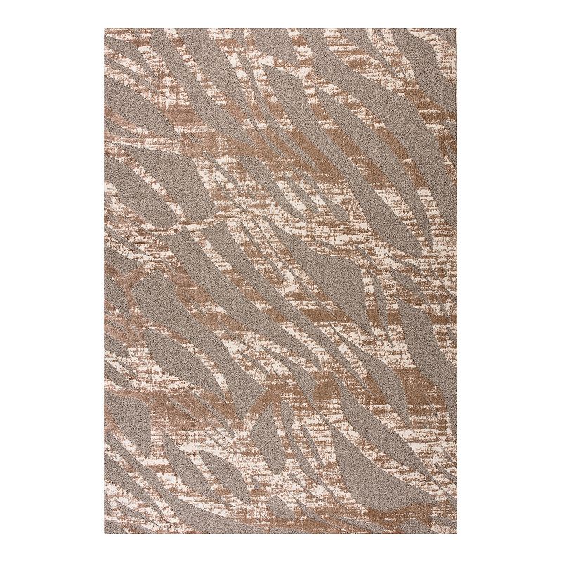 Art Carpet Amenia Wavy Lines Rug, Beig/Green, 8X10 Ft