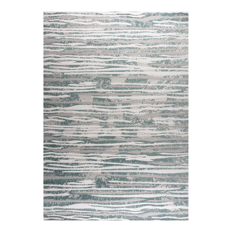 Art Carpet Harmotia Tiger Stripes Rug, Grey, 5X8 Ft