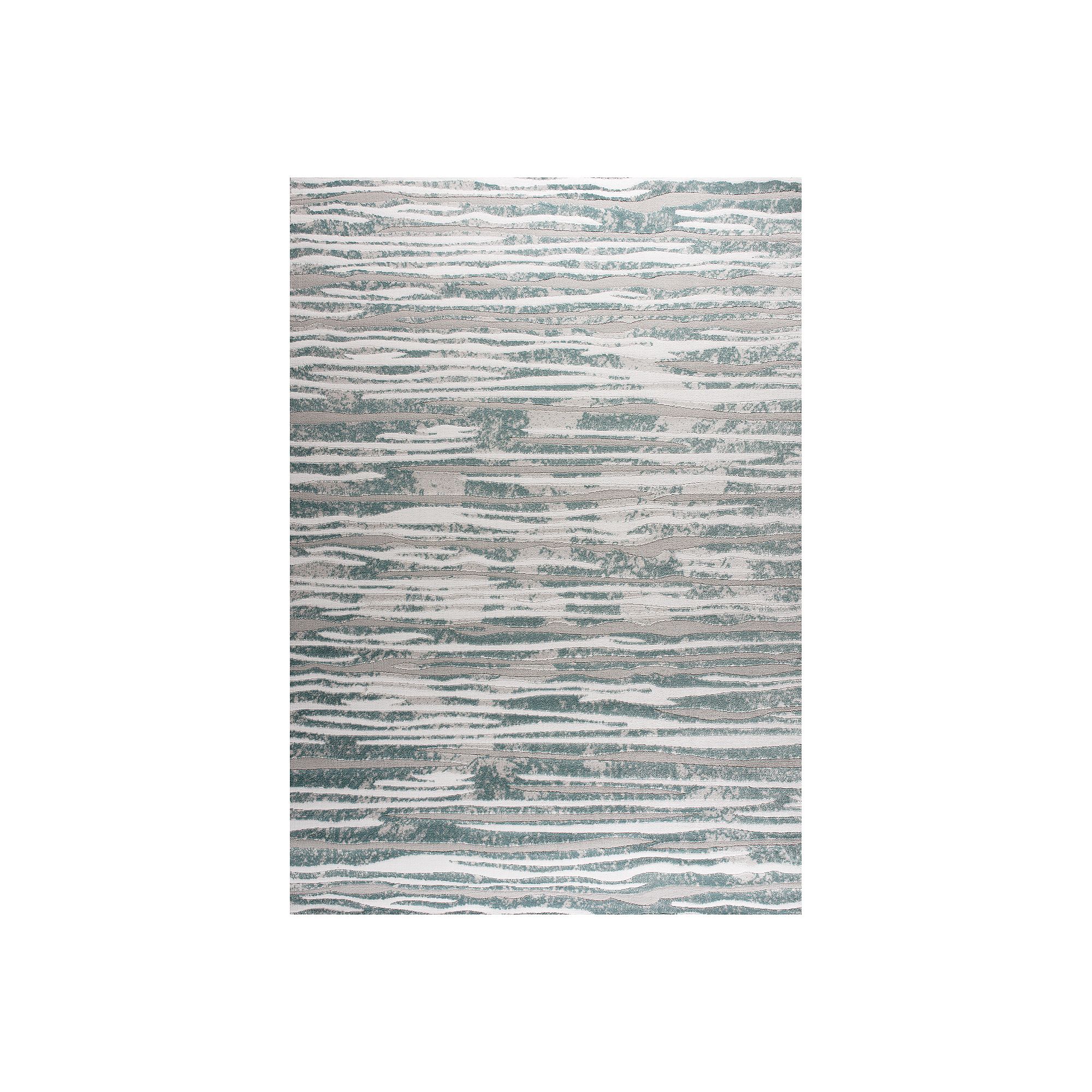 Art Carpet Harmotia Tiger Stripes Rug, Gray Blue