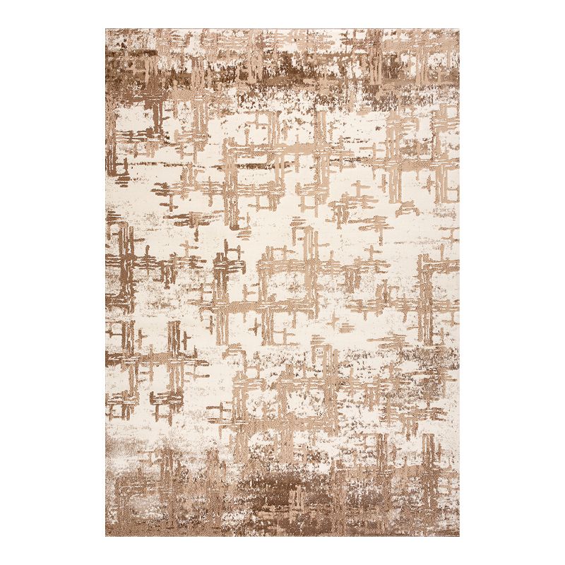 Art Carpet Harmotia Abstract Rug, Beig/Green, 8X10 Ft