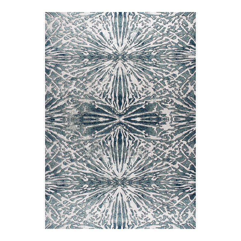 Art Carpet Harmotia Burst Rug, Blue, 8X10 Ft