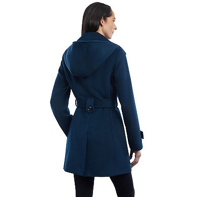 Women's TOWER by London Fog Wool Blend Trench Coat
