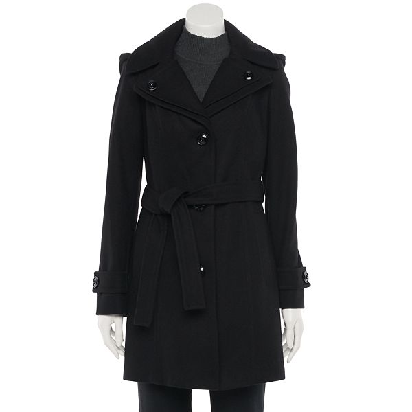 Women's TOWER by London Fog Wool Blend Trench Coat