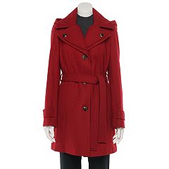 Red london fog trench on sale coat