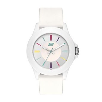 Skechers® Women's Rosencrans White Silicone Watch
