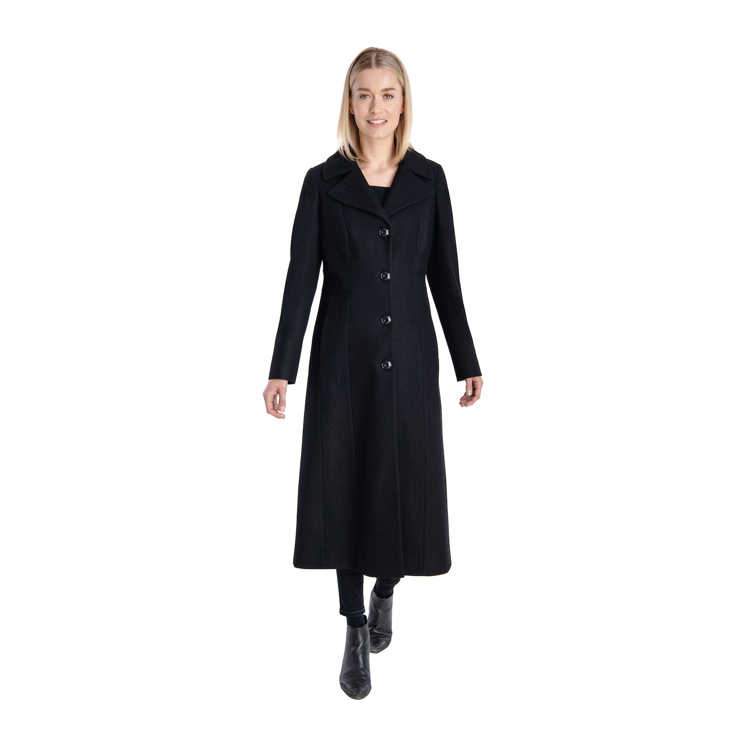 london fog full length wool coat