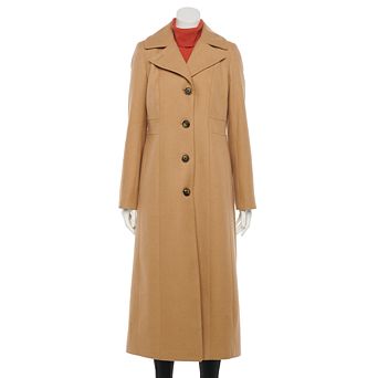 Women's TOWER by London Fog Long Wool-Blend Coat