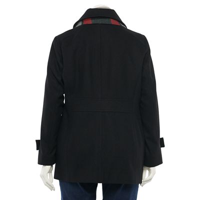 Plus Size Tower store by London Fog Peacoat