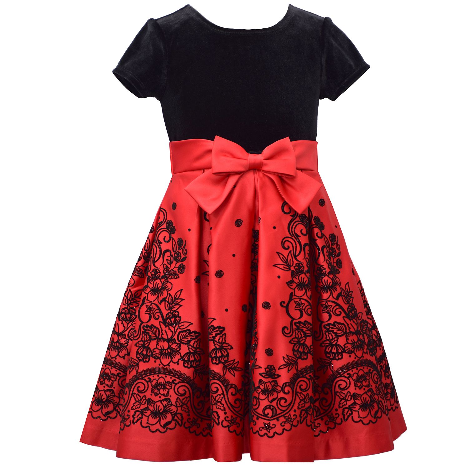 bonnie jean short sleeve party dress