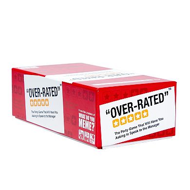 Over-Rated Adult Party Game by What Do You Meme?