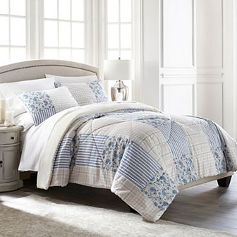 Shavel Home Seersucker Comforter Set with Shams