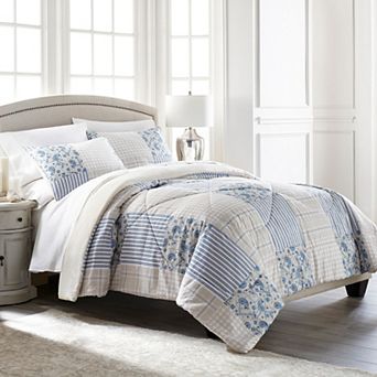 Shavel Home Seersucker Comforter Set with Shams