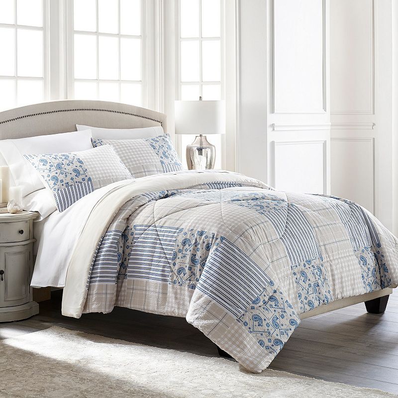 30231294 Shavel Home Seersucker Comforter Set with Shams, B sku 30231294