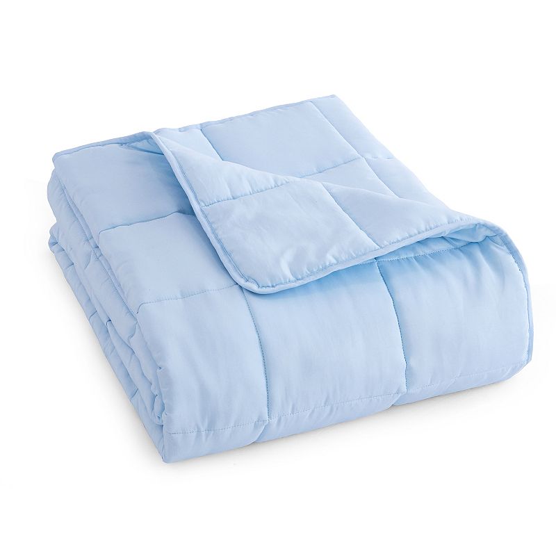 Altavida 12-lbs. Machine Washable Cooling Weighted Blanket, Blue, 48X72
