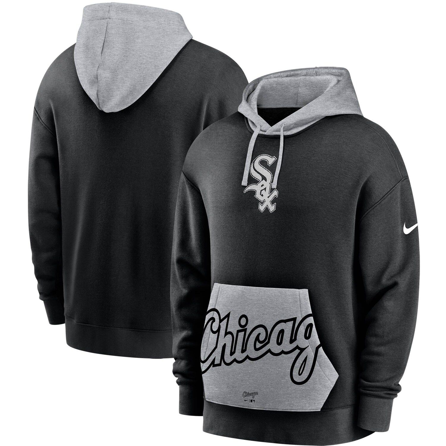 nike white sox hoodie