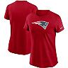 Women's Nike Red New England Patriots Logo Essential T-Shirt