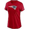 Women's Nike Red New England Patriots Logo Essential T-Shirt