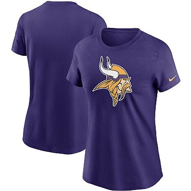 Women's Nike Purple Minnesota Vikings Logo Essential T-Shirt