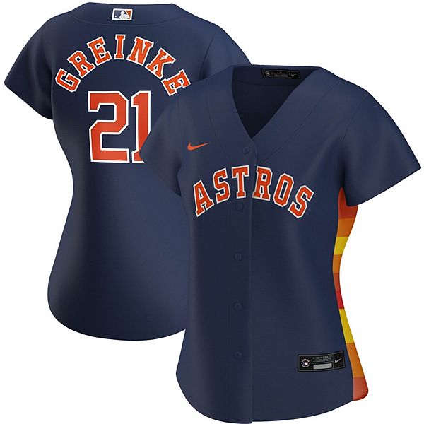 Men's Zack Greinke Houston Astros Replica White Home Jersey