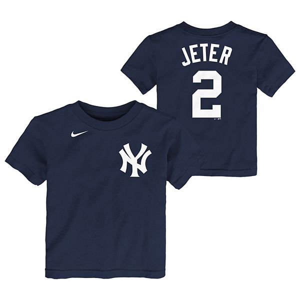 Nike New York Yankees Derek Jeter #2 Jersey T-Shirt Mens Size Large