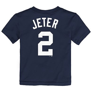 Toddler Nike Derek Jeter Navy New York Yankees Player Name & Number T-Shirt