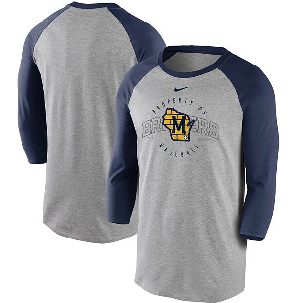 Milwaukee Brewers 3/4 Sleeve Shirt