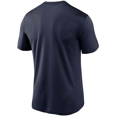 Men's Nike Navy New England Patriots Fan Gear Team Impact Legend Performance T-Shirt