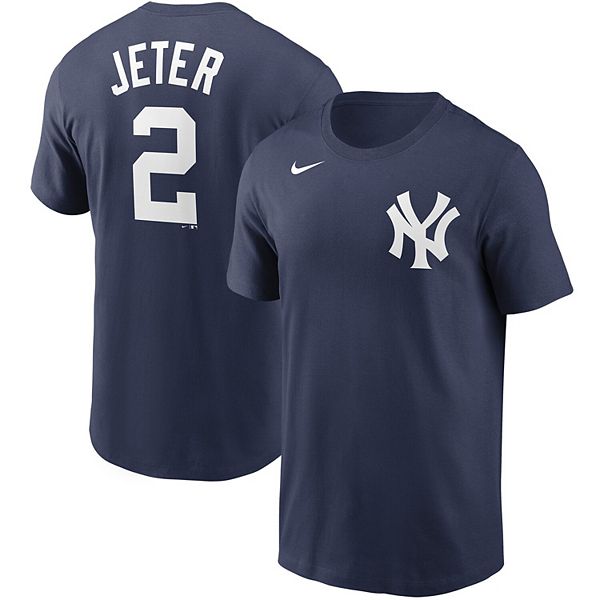 Youth Nike Derek Jeter Navy New York Yankees Name & Number T-Shirt