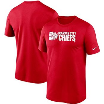 هدايا تخرج فخمه Men's Nike Red Kansas City Chiefs Fan Gear Team Impact Legend Performance  T-Shirt هدايا تخرج فخمه