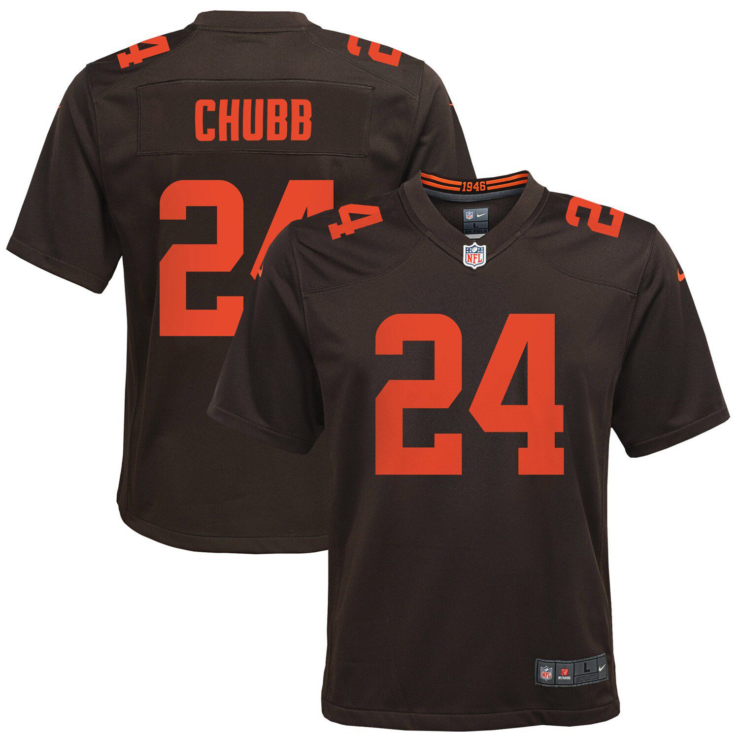 nick chubb jersey youth size